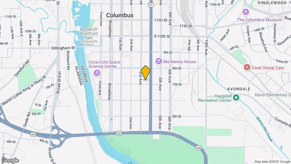 313 7th St Map and Location Details