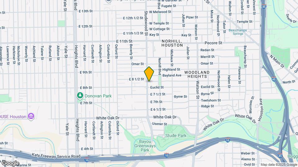 1136 Woodland St Map and Location Details