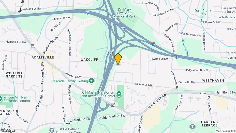 3192 Oakcliff Rd NW Mapa y Detalles de la Ubicación