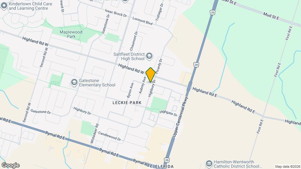 12 Highbury Dr Map and Location Details