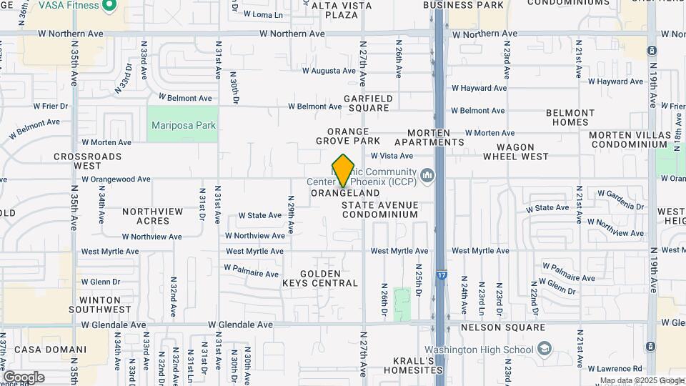 Orangewood Place Apartments Map and Location Details