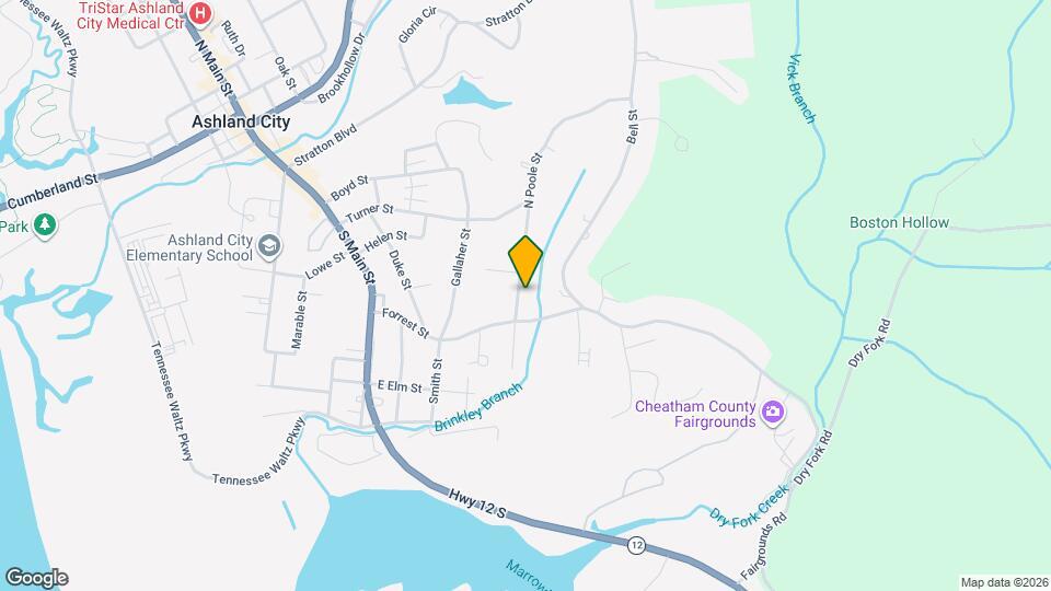 103 N Poole St Map and Location Details