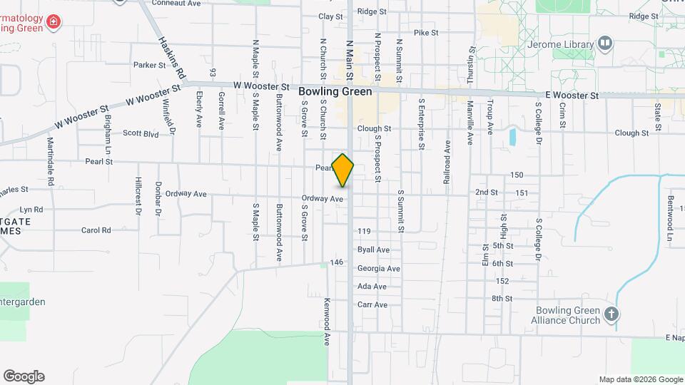 102 1/2 Ordway Ave Map and Location Details