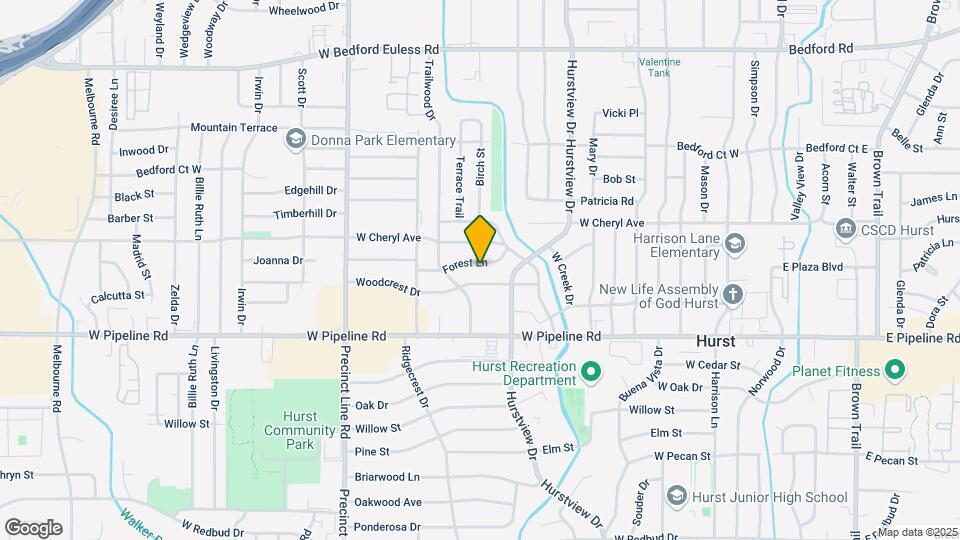 621 Forest Ln Mapa y Detalles de la Ubicación