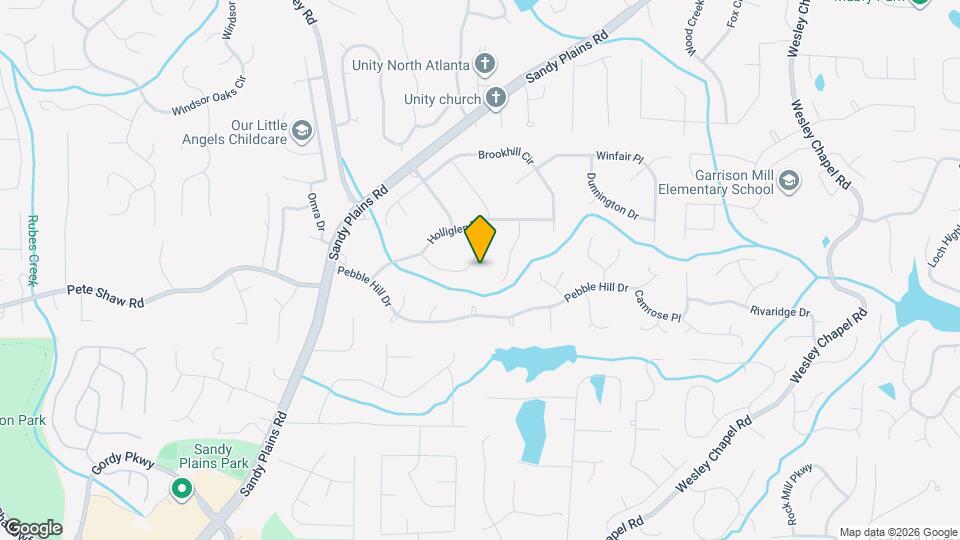 3454 Brandon Hall Way Map and Location Details