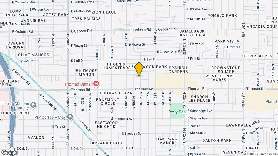 2930 N 29th St Map and Location Details