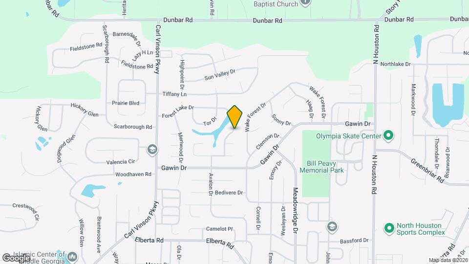 414 Forest Lake Dr Map and Location Details