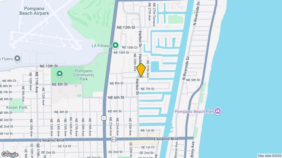 2624 NE 8th Ct Mapa y Detalles de la Ubicación
