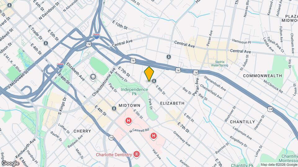 421 Hawthorne Ln Map and Location Details