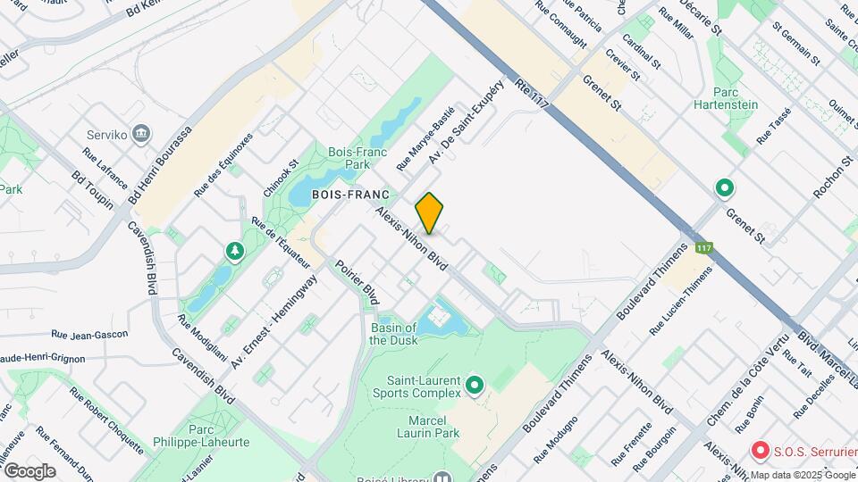 1805 Alexis-Nihon Boul Map and Location Details