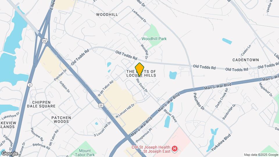 2921 Rio Dosa Dr Map and Location Details