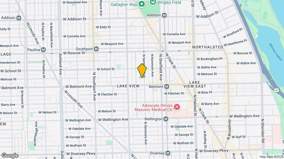 3218 N Seminary Ave Map and Location Details