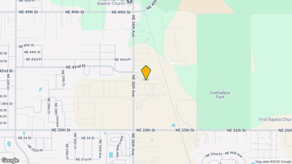 3721 NE 40th Pl Map and Location Details