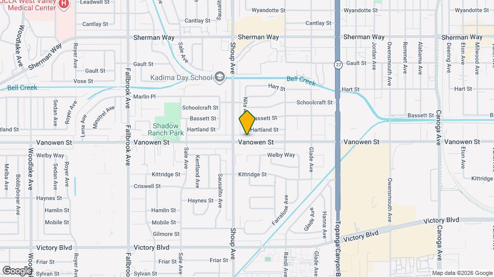 22331 Vanowen St Map and Location Details