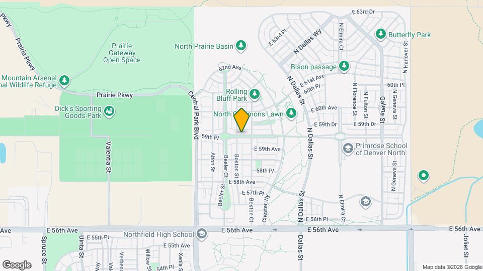 9301 N 55th N Pl Map and Location Details