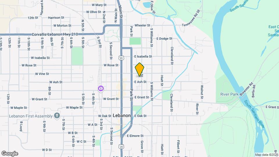 586 Grove St Map and Location Details