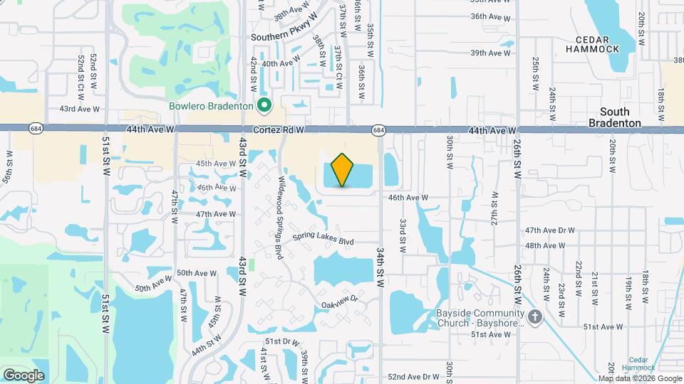 3701 45th Terrace W Map and Location Details