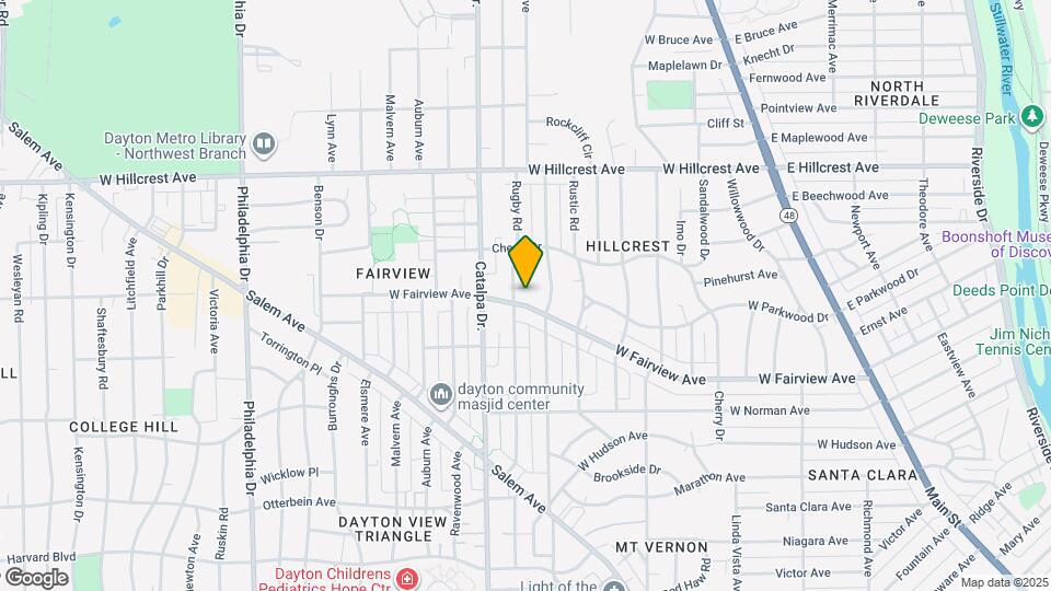 727 W Fairview Ave, Unit 1 Map and Location Details