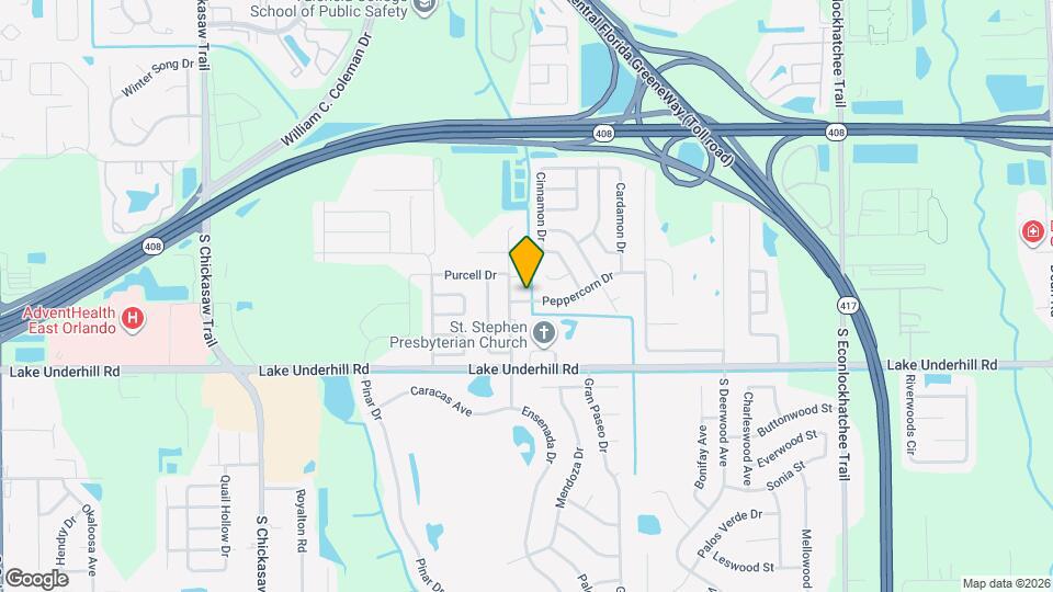 8515 Peppercorn Dr Map and Location Details