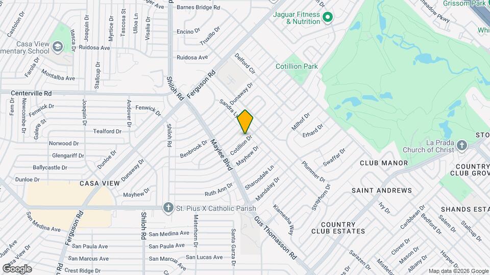 10849 Cotillion Dr Map and Location Details