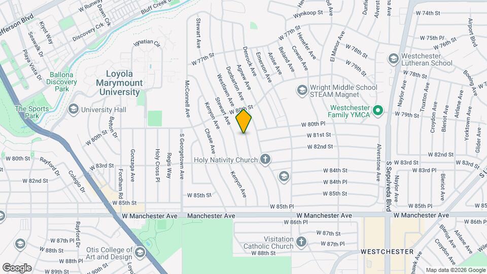 8111 Westlawn Ave Map and Location Details