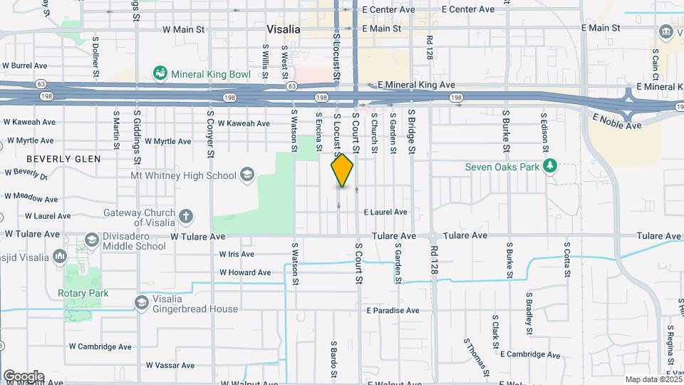808 S Locust St Map and Location Details
