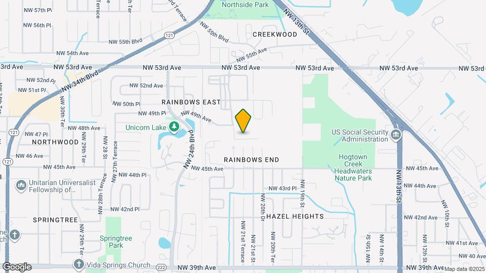 2128 NW 47 Pl Map and Location Details