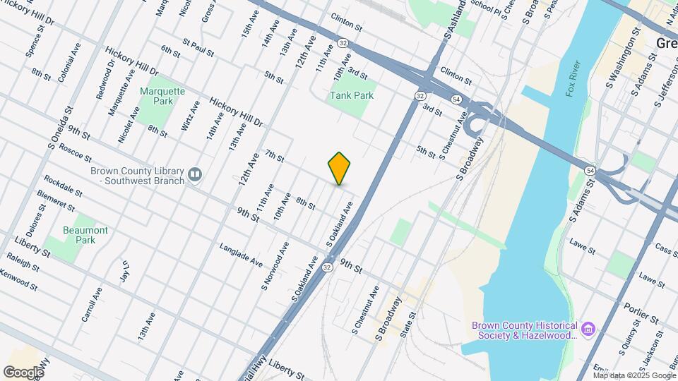 1131 S Greenwood Ave Mapa y Detalles de la Ubicación