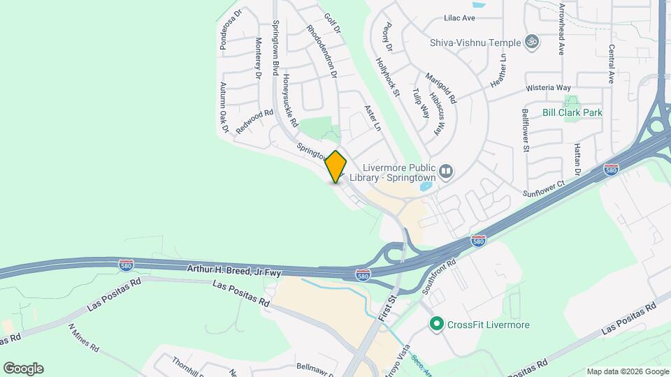 1180 Spring Valley Common Map and Location Details