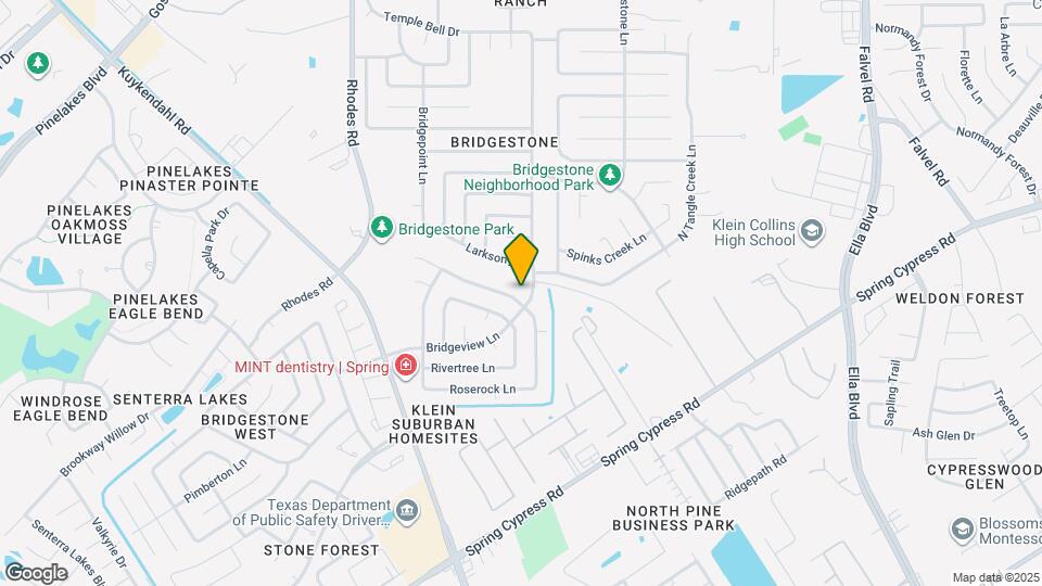 4606 Whispering Rock Ln Map and Location Details