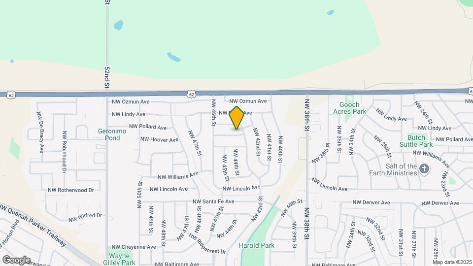 4303 NW Hoover Ave Map and Location Details