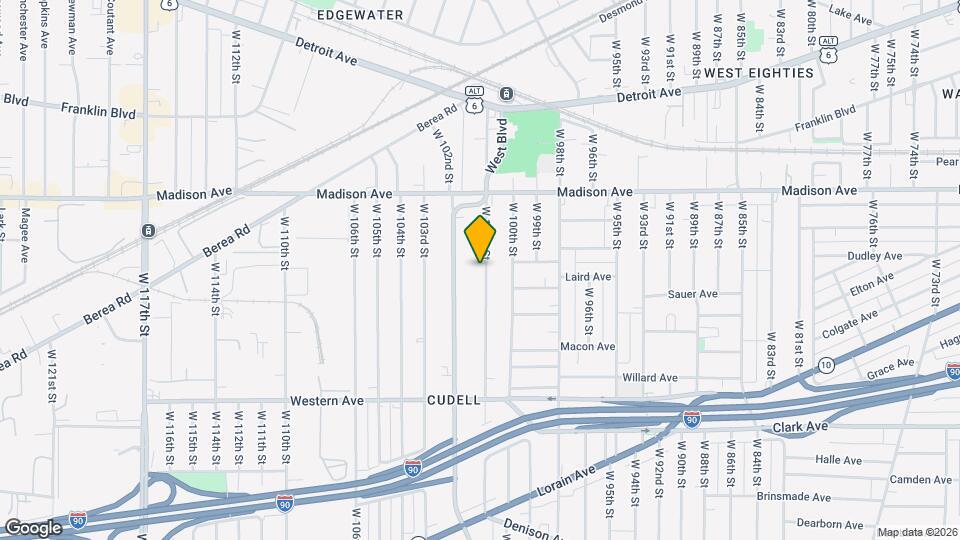 2088 W 101st St, Unit Lower Map and Location Details