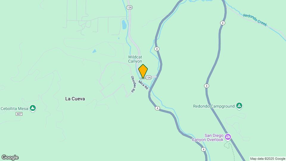 La Cueva Lodge Map and Location Details