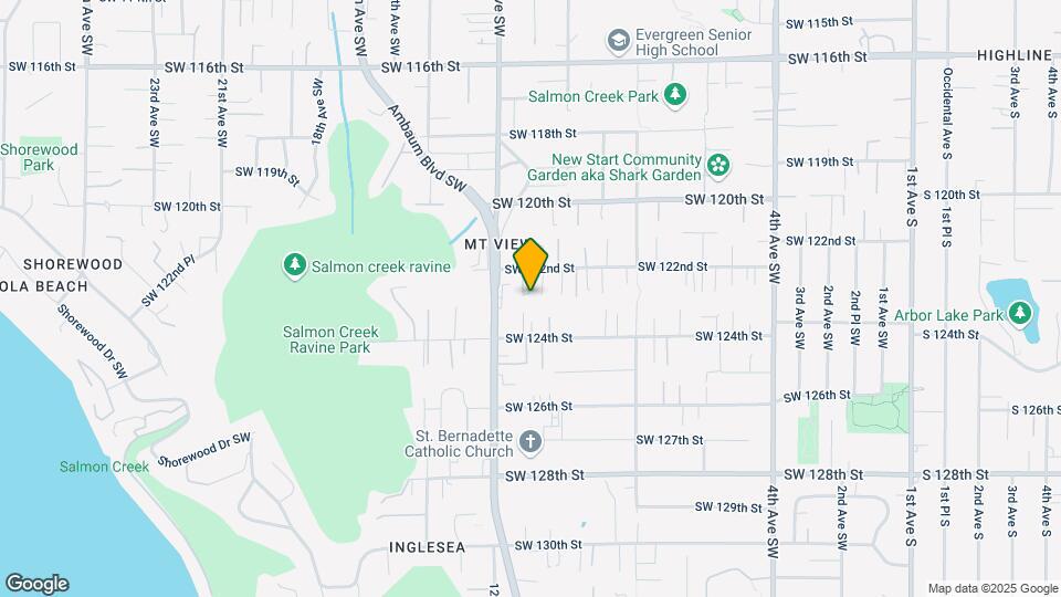 1031 SW 122nd St Map and Location Details
