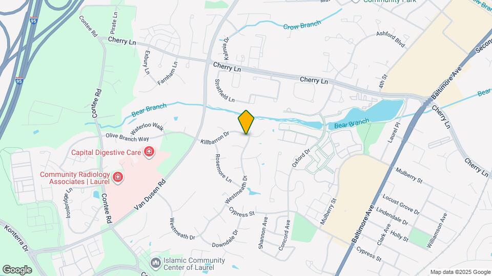 7709 Killbarron Dr Map and Location Details