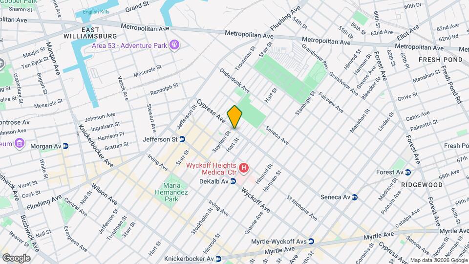 474 Suydam St, Unit 2FT Map and Location Details