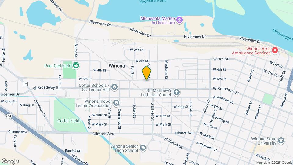 915 W 5th St, Unit Apt 2 Mapa y Detalles de la Ubicación