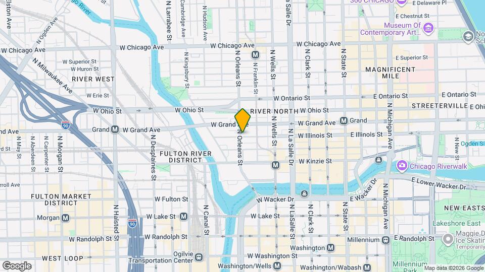 326 W Illinois St Map and Location Details