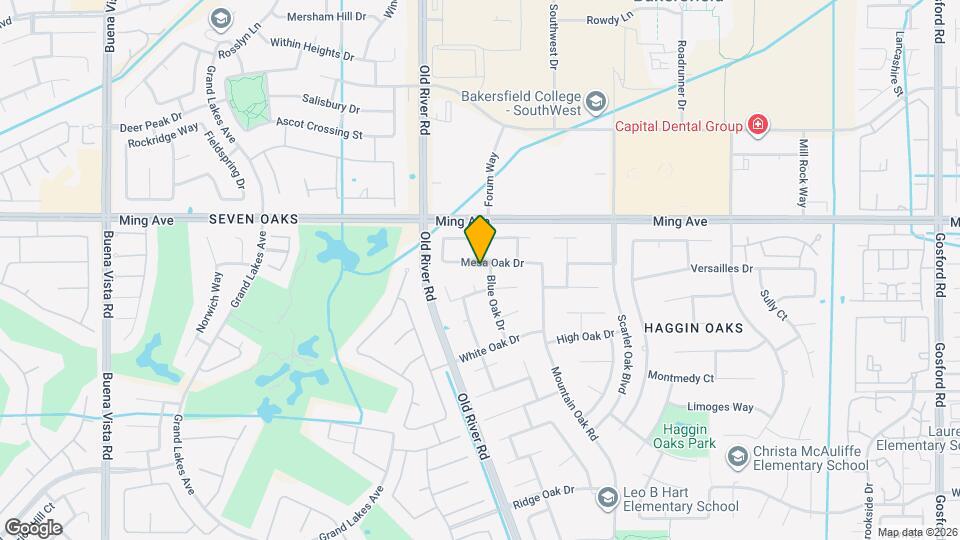 9805 Mesa Oak Dr Map and Location Details