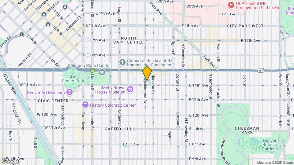 Capitol Hill Apartments Map and Location Details