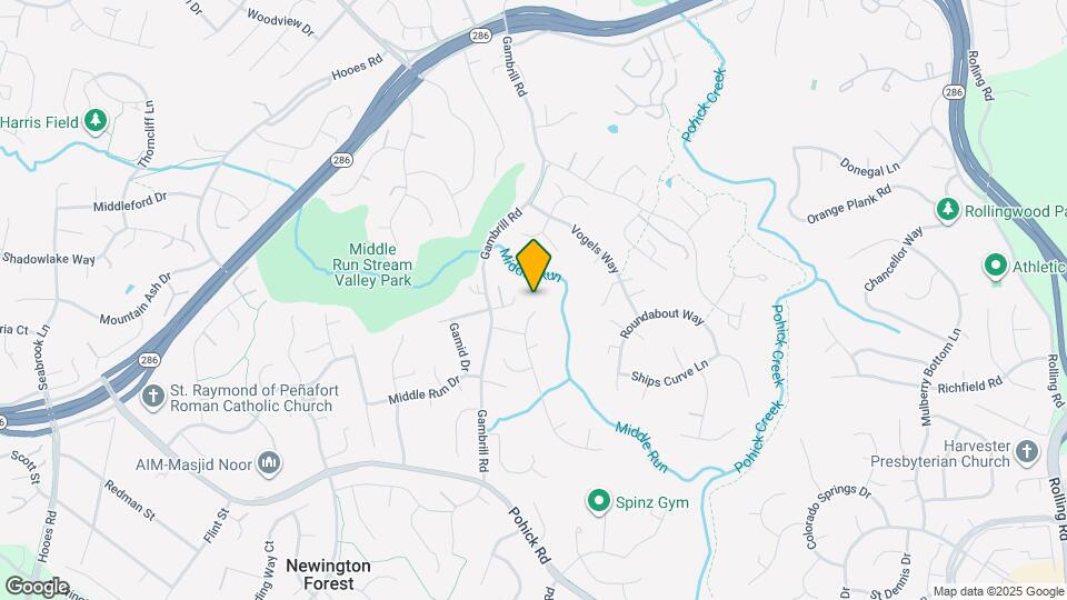 7690 Middle Valley Dr Map and Location Details