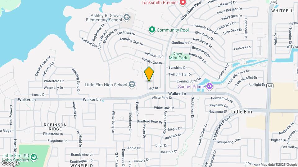 2712 Dawn Spring Dr Map and Location Details