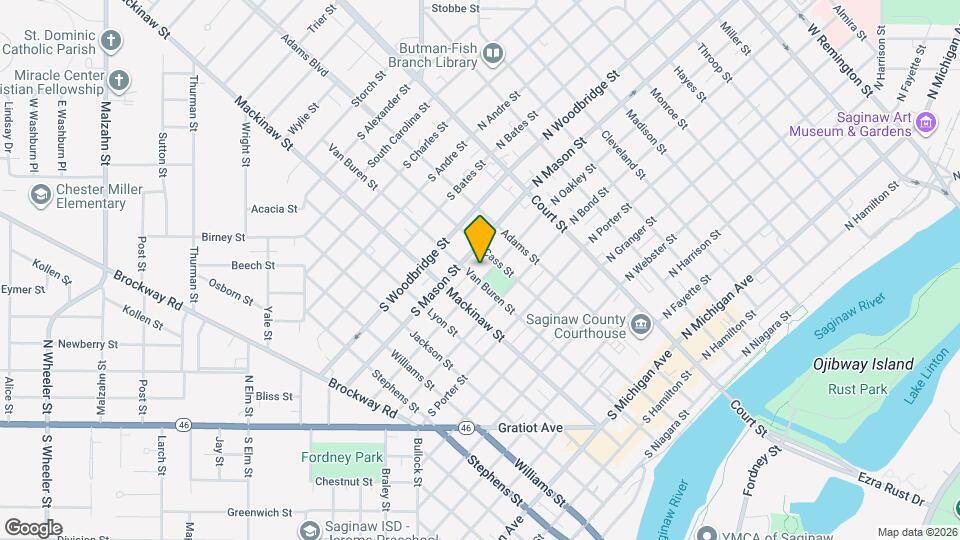 315 S Oakley St Map and Location Details