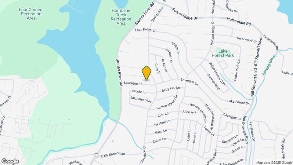 934 Lavergne Ln Map and Location Details