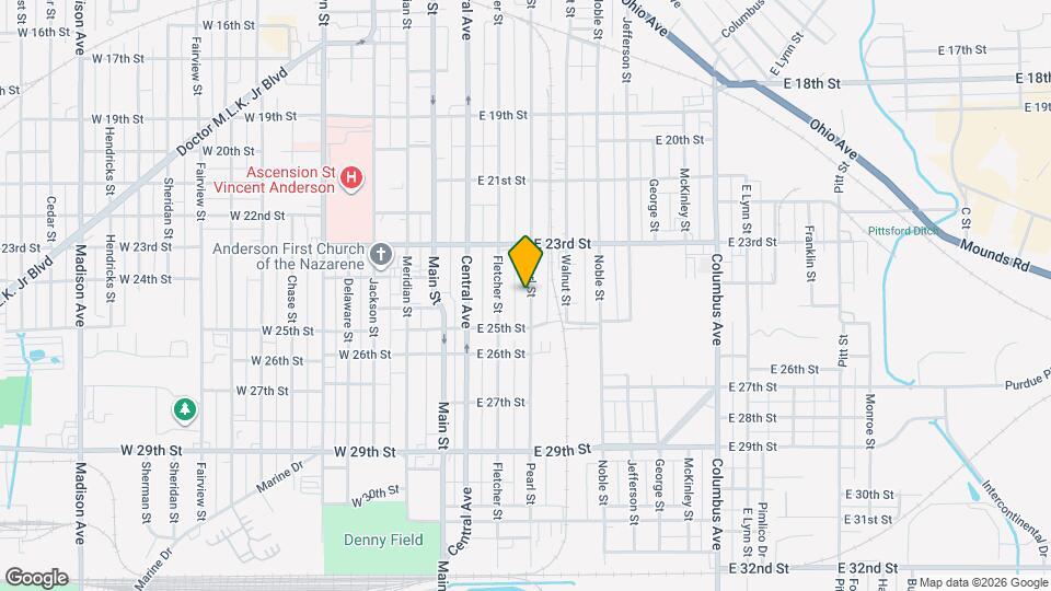 2417 Pearl St Map and Location Details