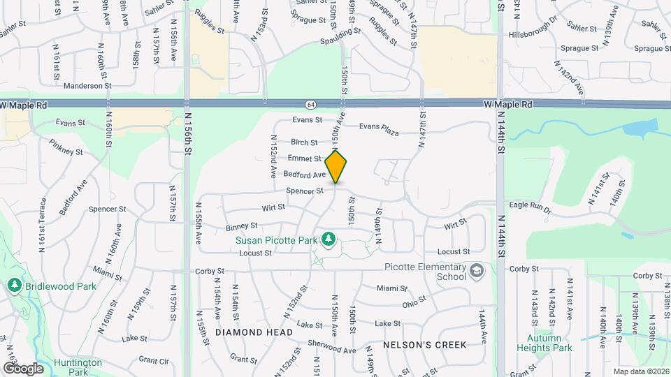 3014 N 150th Ave Map and Location Details