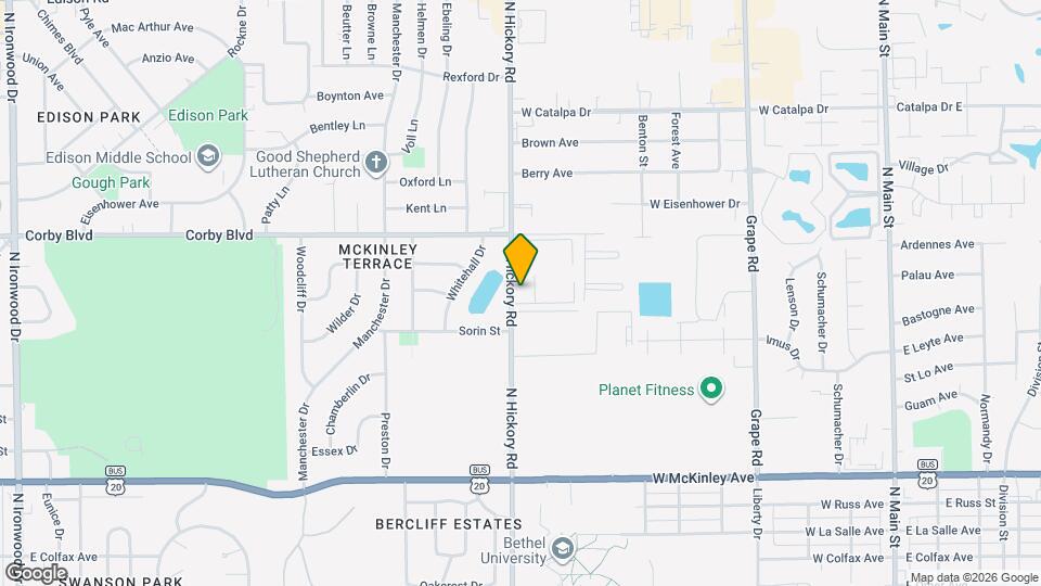 2808 Hickory Rd Map and Location Details