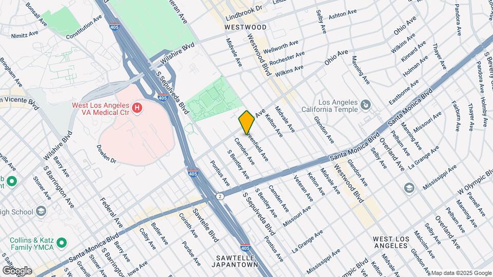 1521 Greenfield Ave Mapa y Detalles de la Ubicación