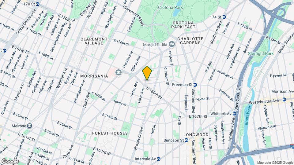 801 Freeman St Mapa y Detalles de la Ubicación