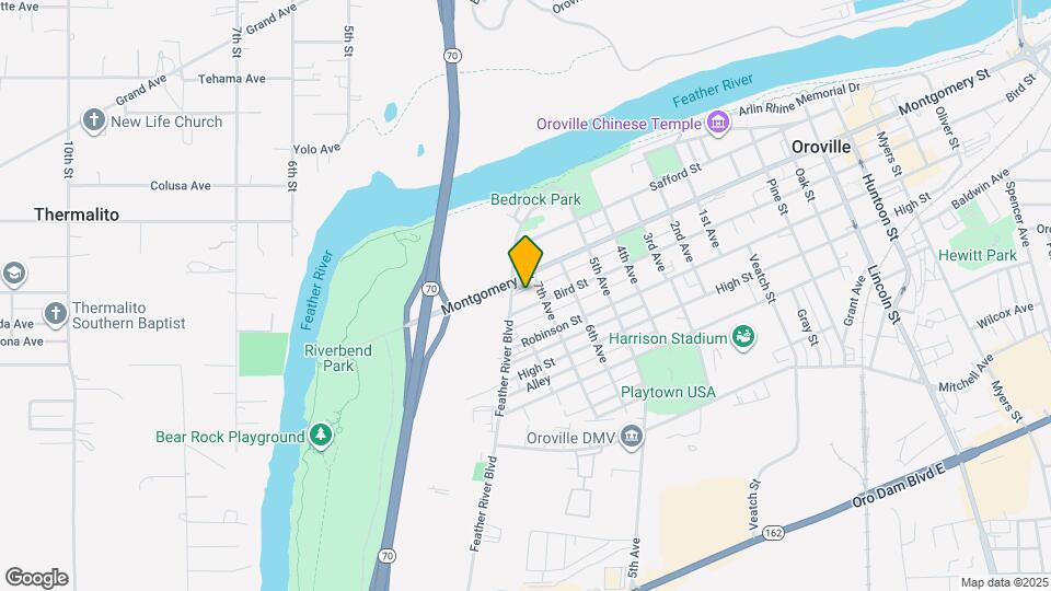 640 Bird St Map and Location Details